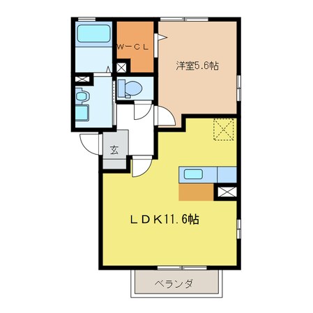 メゾンヴェールの物件間取画像